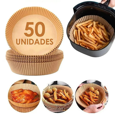 Paper Liner Airfryer Carpet Non-stick Shape 50 Units Disposable