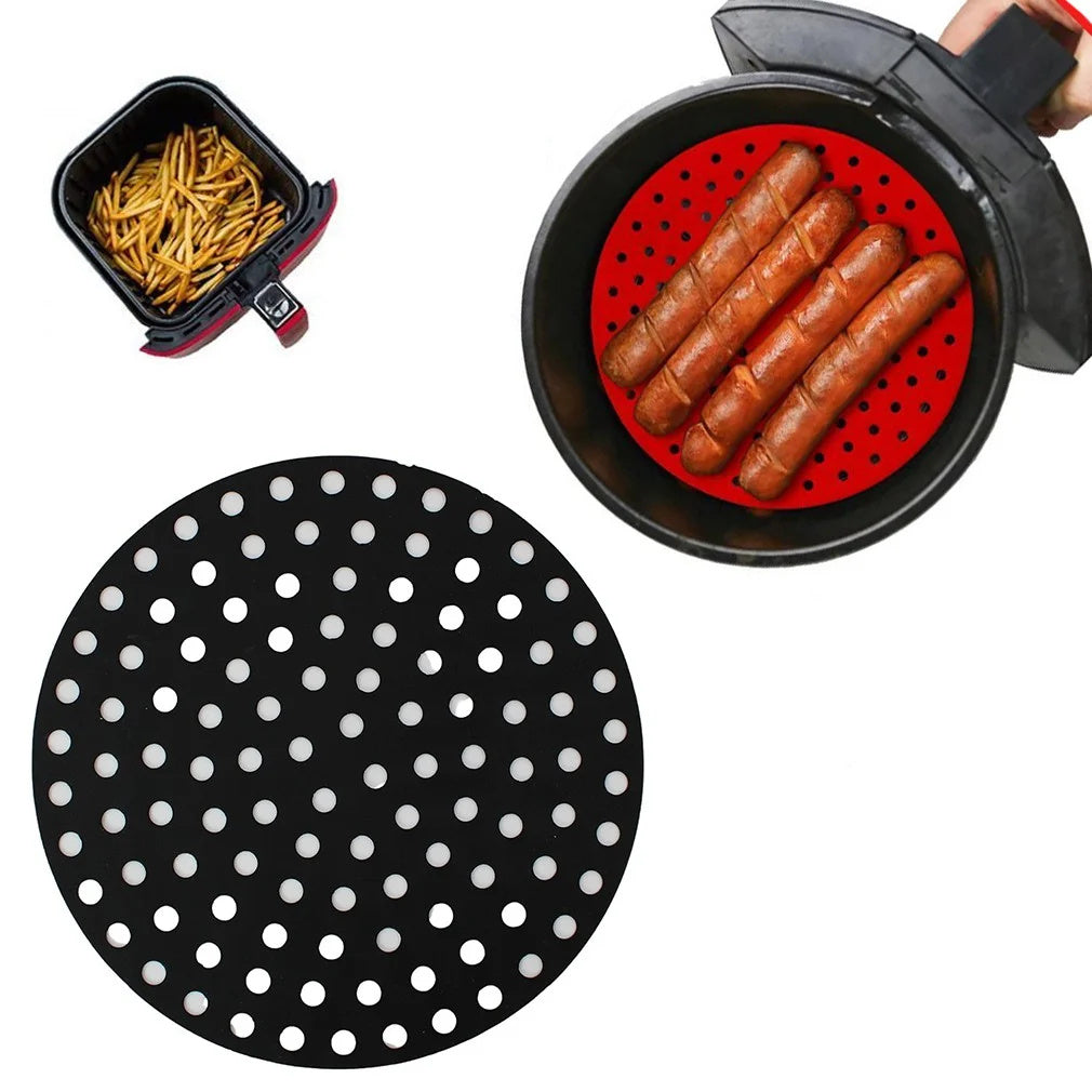 Shape For Airfryer Silicone Reusable Non-stick Carpet