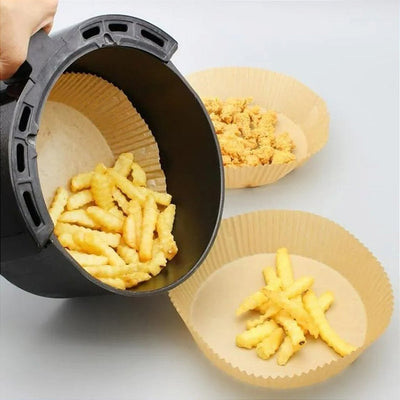 Paper Liner Airfryer Carpet Non-stick Shape 50 Units Disposable