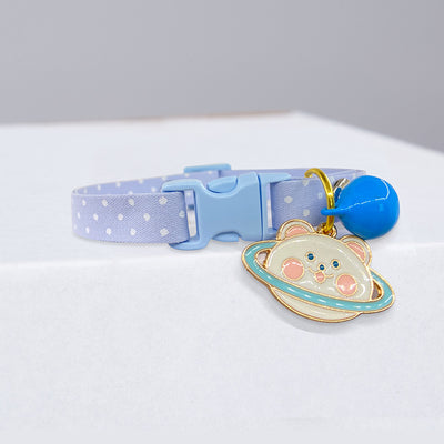 Cat Collar Bell Cute Polka Dot Pet Cat