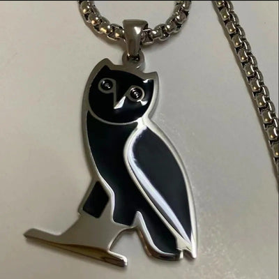 Owl Necklace Female Hip Hop Cool Senior Minority All-match Ornament