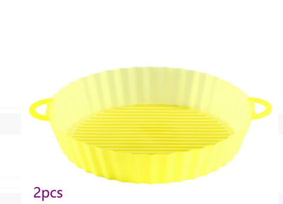 Air Fryer Tray Silicone Kitchen Supplies AirFryer Silicone Pot Grill Pan Accessories Disposable Paper Liner